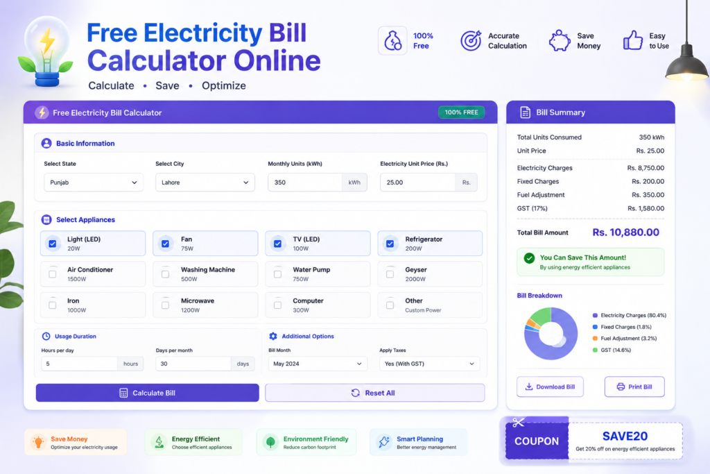 Electricity Bill Calculator