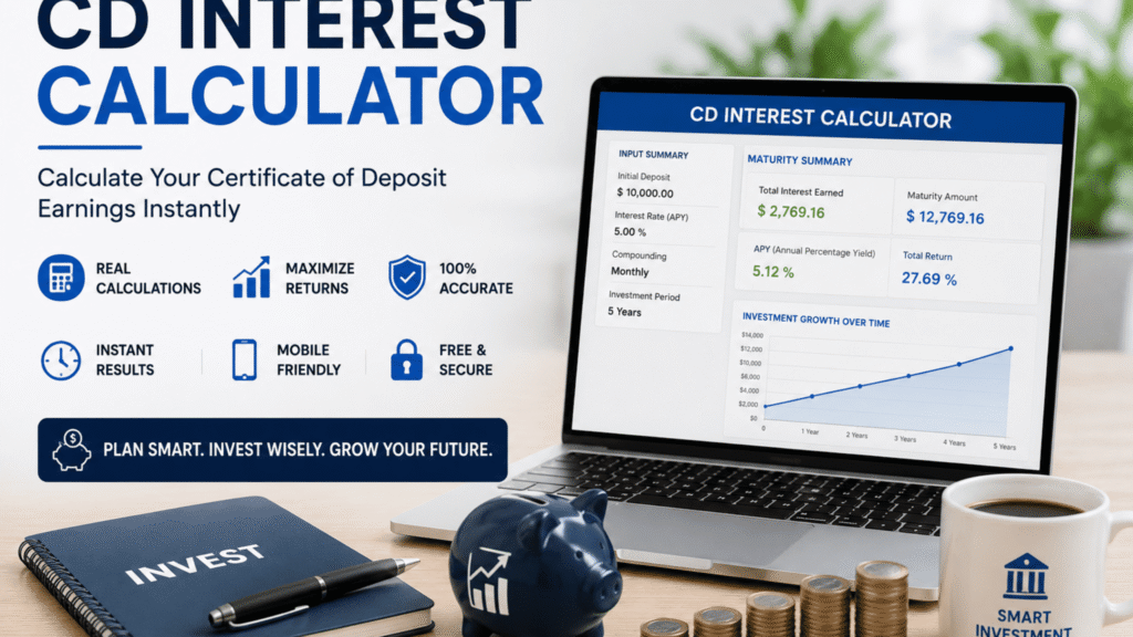 CD Interest Calculator