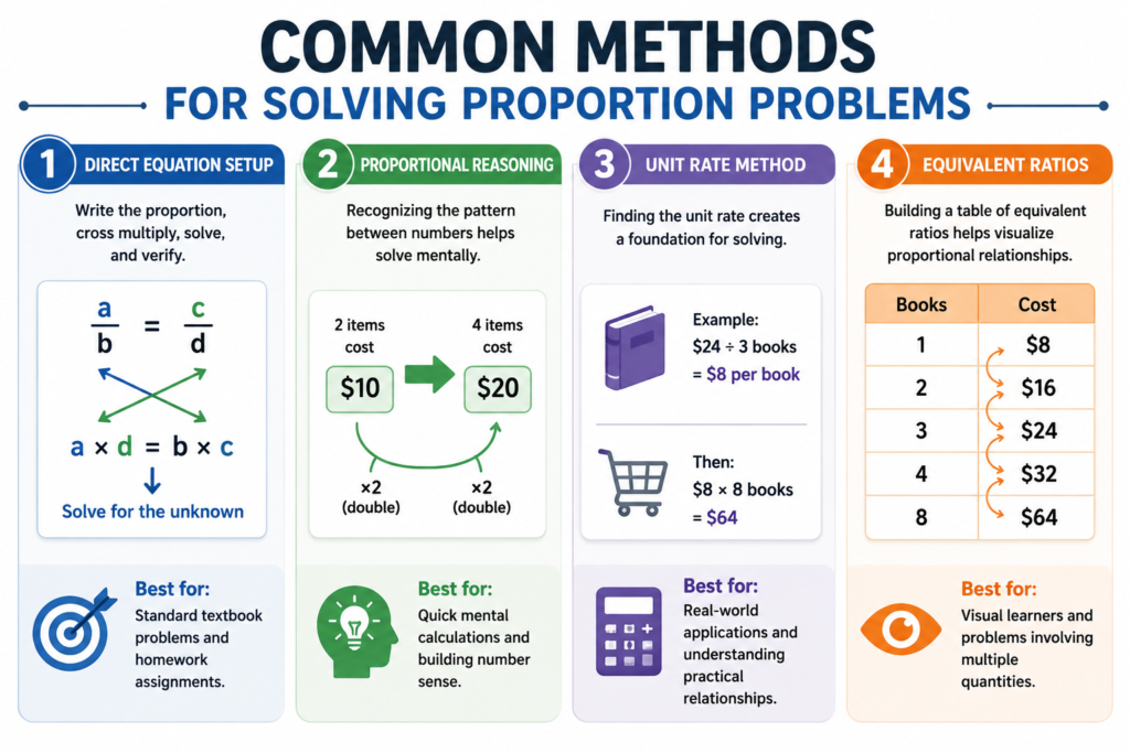 How to Solve Proportions in 4 Simple Steps methods proportions